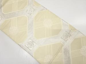 アンティーク　花蜀江模様織り出し袋帯（材料）